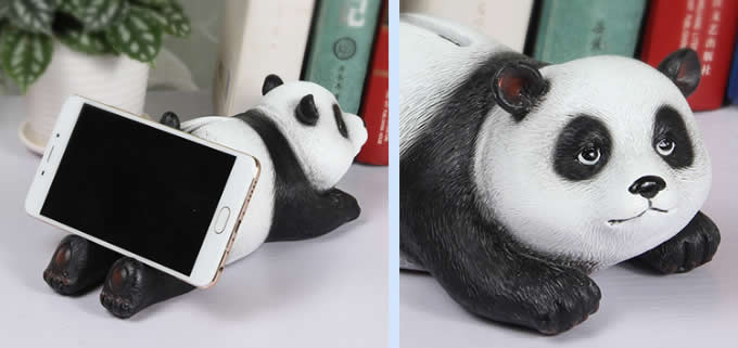 Animal Design Piggy Bank Cell Phone Stand Holder 