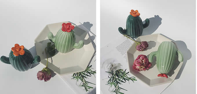 Ceramic Cactus Piggy Bank