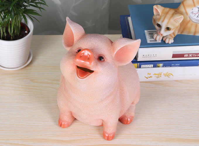 Pig Shaped Piggy Bank