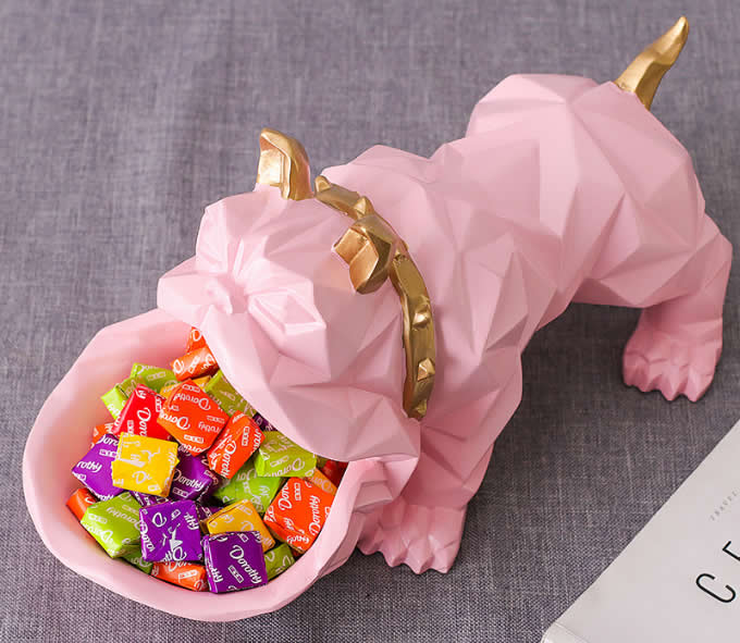 Resin Dog  Figurine Desktop Decor