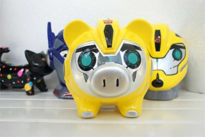 Transformers Optimus Prime Toy Bank Money Box Coin Piggy Bank 