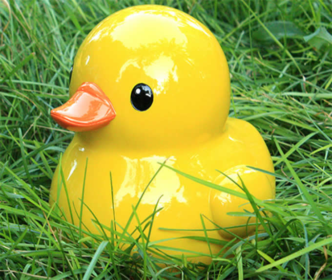  Yellow Duck Piggy Bank