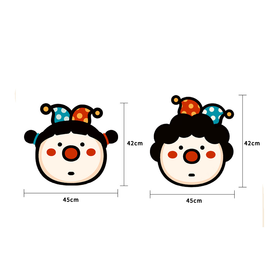 Cute Cartoon Boy And Girl Plush Pillow, Holiday Gift