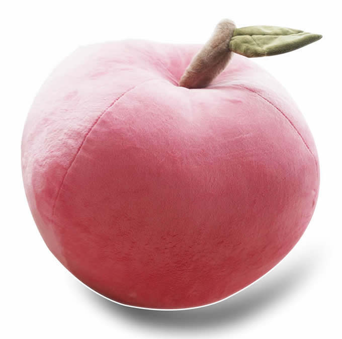  Apple Shaped Cushion Throw Pillow 