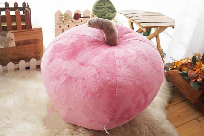  Apple Shaped Cushion Throw Pillow 