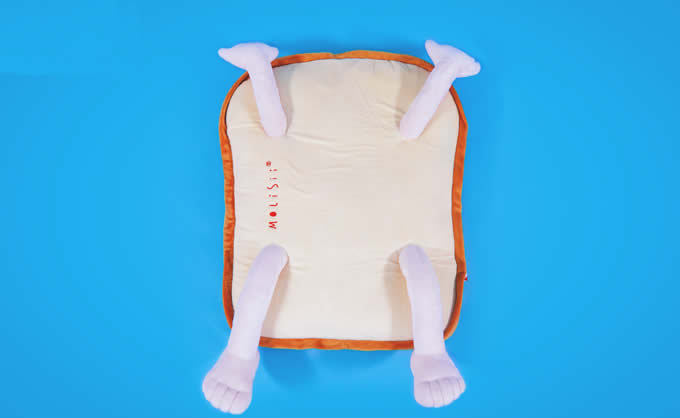 Cartoon Toast Plush Doll Back Cushion  