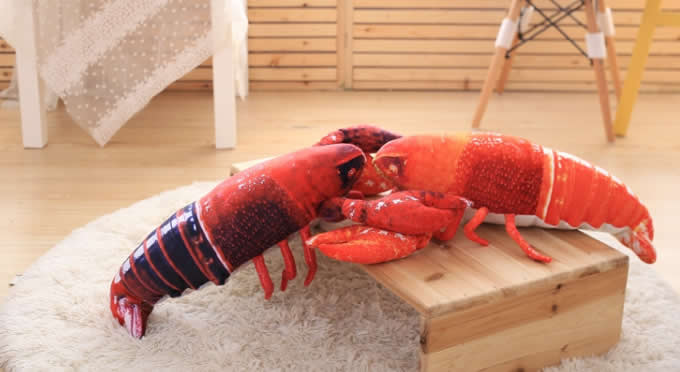 Crab Lobster Throw Pillow Back Cushion Pillow Plush Doll