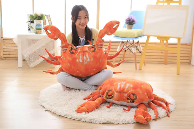 Crab Lobster Throw Pillow Back Cushion Pillow Plush Doll