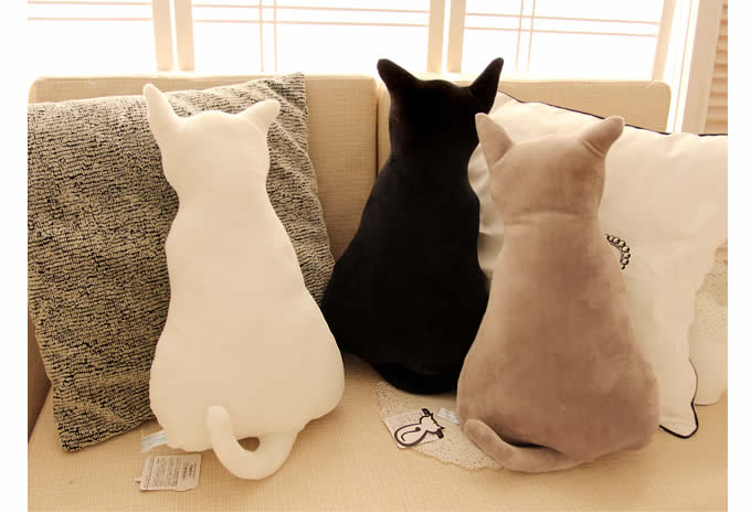  Cute Cat Shaped Pillow Cushion 