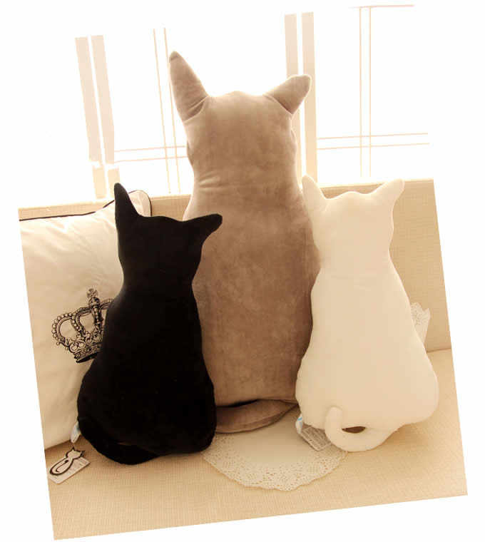  Cute Cat Shaped Pillow Cushion 