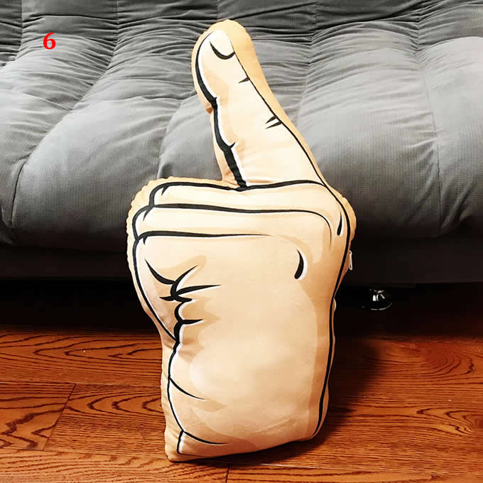  Hand Finger Gesture Thumbs-up Pillow Cushion Plush Stuffed