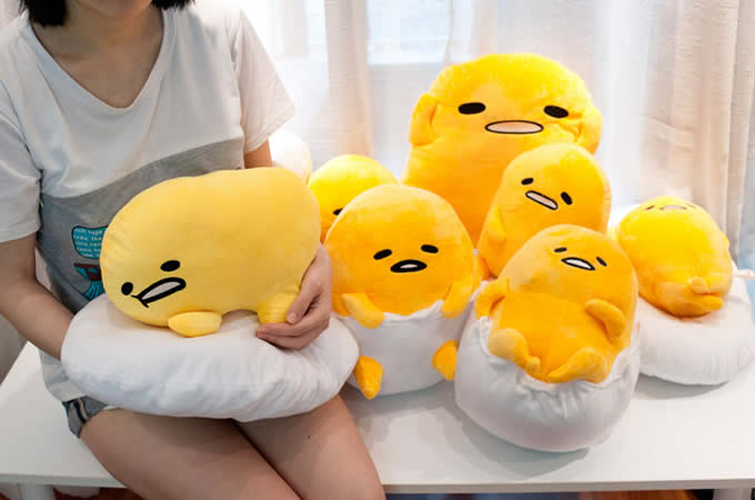  Lazy Egg Plush Doll Cushion Pillow 