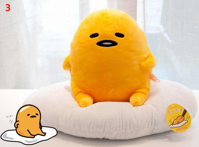  Lazy Egg Plush Doll Cushion Pillow 