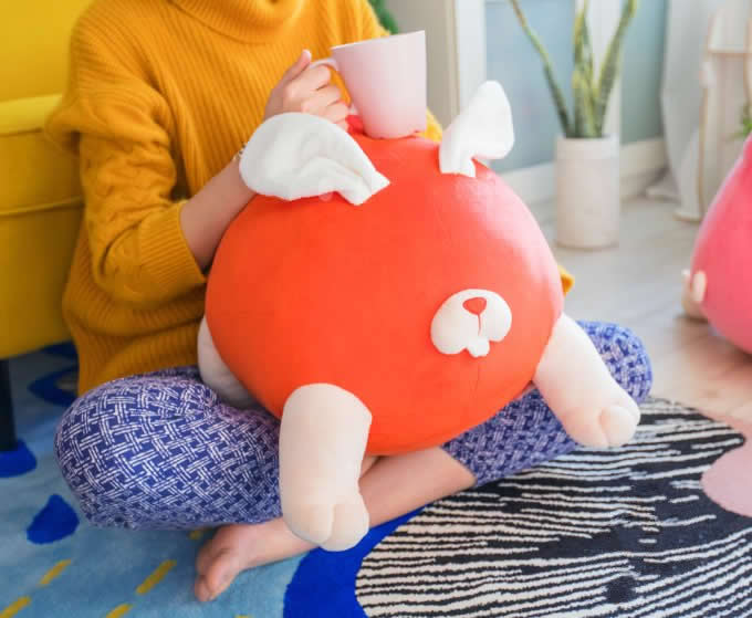 Lovely Animal Rabbit Sofa Pillow Cushions Toy