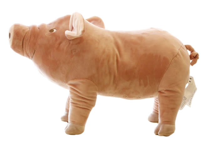  Pig Shaped Pillow Cushion Plush Stuffed 