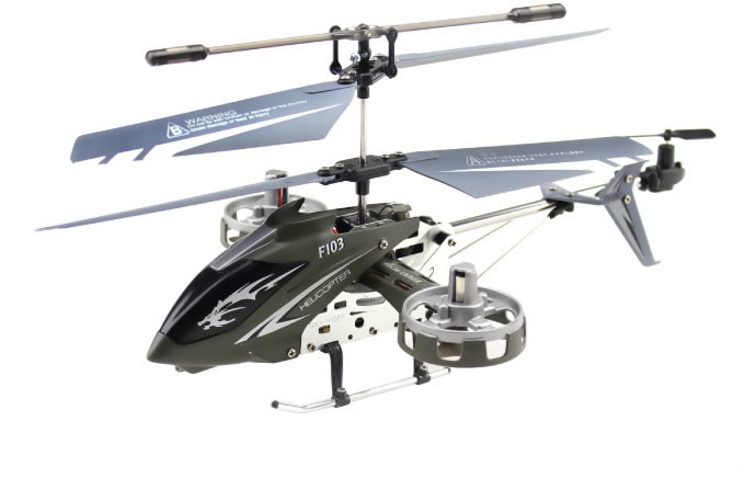  4CH Avatar Dragon Fighter GYRO IR Electric RC Helicopter