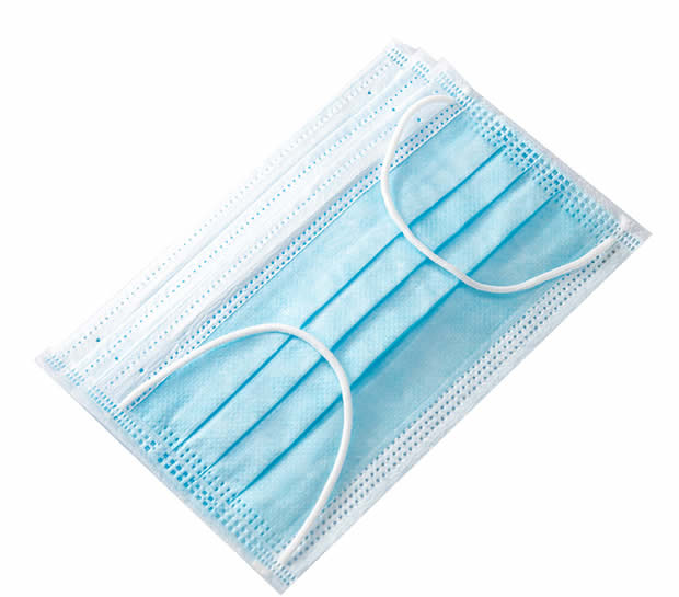 Disposable Medical Protective Mask Three Layer Nonwoven Filter of prevention air-borne droplets