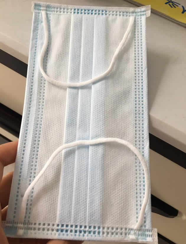 Disposable Medical Protective Mask Three Layer Nonwoven Filter of prevention air-borne droplets